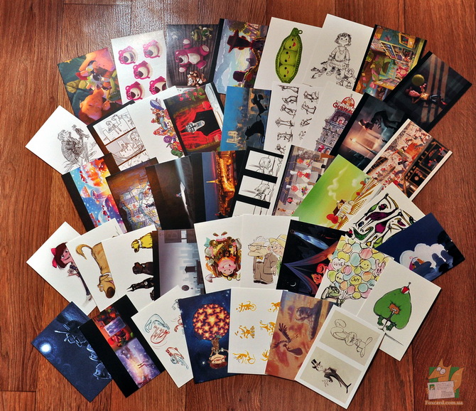 Открытки студии Pixar